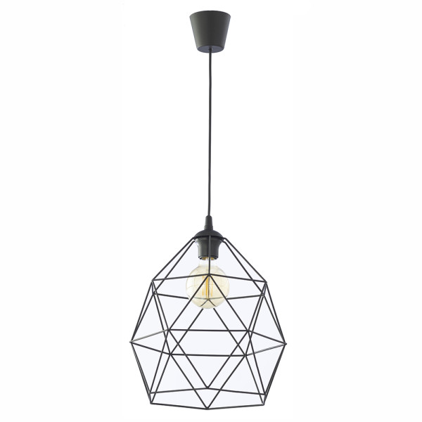 GALAXY BLACK LAMPA WISZĄCA 1 PŁ DUZA 736639