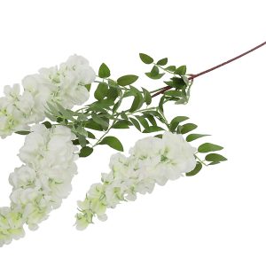 Gałązka glicynii 105 cm biała 189742 Gałązka glicynii 105 cm biała 189742