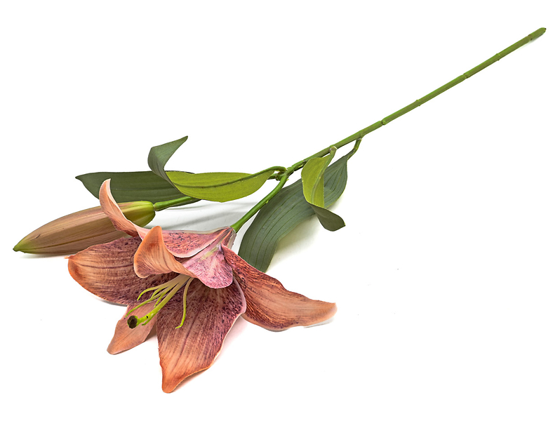 Gałązka lilia 50 cm różowa 325770
