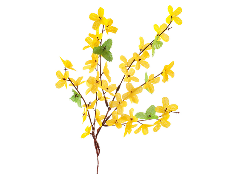 Gałązka ozdobna Forsycja 50 cm żółta 933739
