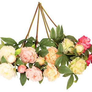 Gałązka ozdobna Piwonia 75 cm mix kolorów 938489 Gałązka ozdobna Piwonia 75 cm mix kolorów 938489