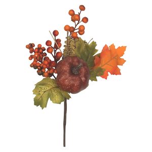 Gałązka stroik 30cm pomarańczowy 48383 Gałązka stroik 30cm pomarańczowy 48383