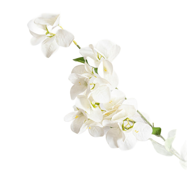 Gałązka sztuczna AZALEA azalia japońska biała 112 cm HOMLA 931962