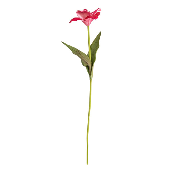 Gałązka sztuczna HUBIS hibiskus różowy 45 cm HOMLA 931957