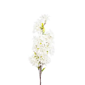 Gałązka sztuczna MINDRA białe kwiaty 100 cm HOMLA 931965 Gałązka sztuczna MINDRA białe kwiaty 100 cm HOMLA 931965