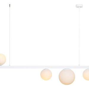 Garda lampa wisząca 3xE14 + 1xE27 biała 1084618