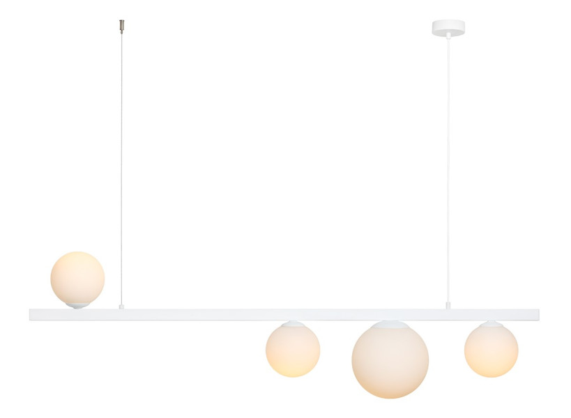 Garda lampa wisząca 3xE14 + 1xE27 biała 1084618