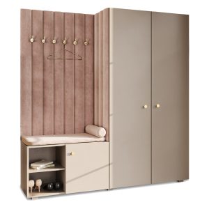 Garderoba Aria Beż/Złoty 60 794443 Garderoba Aria Beż/Złoty 60 794443