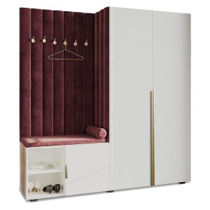 Garderoba Aria Biały/Złoty 68 Hexa 794446 Garderoba Aria Biały/Złoty 68 Hexa 794446