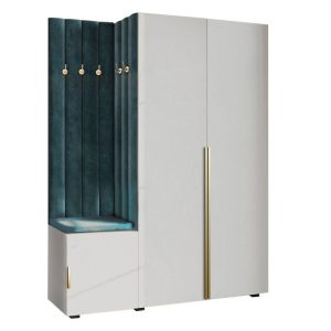 Garderoba Aria w5 biała Hexa złota/75 1031235 Garderoba Aria w5 biała Hexa złota/75 1031235