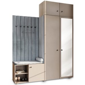 Garderoba Aria z nadstawką L Beż 70 651569 Garderoba Aria z nadstawką L Beż 70 651569