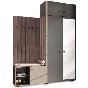 Garderoba Aria z nadstawką L Szary 87 651572 Garderoba Aria z nadstawką L Szary 87 651572