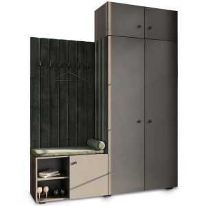 Garderoba Aria z nadstawką Szary 39 651574 Garderoba Aria z nadstawką Szary 39 651574