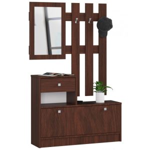 Garderoba AVINIO z lustrem wenge 220906 Garderoba AVINIO z lustrem wenge 220906