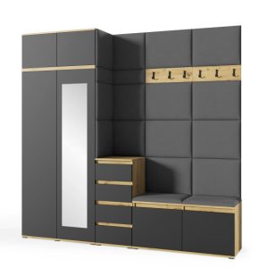 Garderoba Berlin przedpokój Trinity 15 artisan czarny 342089