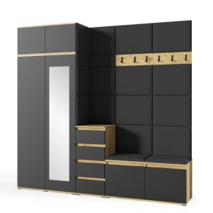 Garderoba Berlin przedpokój Trinity 16 artisan czarny 342097
