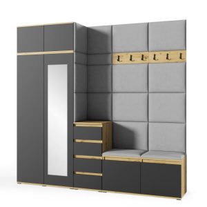 Garderoba Berlin przedpokój Trinity 33 artisan czarny 342066