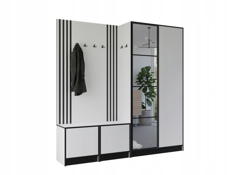 Garderoba COSTA 21 biały WZÓR 1 424356