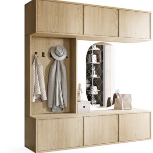 Garderoba do przedpokoju 180 cm HUGE dąb cremona 1060653 Garderoba do przedpokoju 180 cm HUGE dąb cremona 1060653