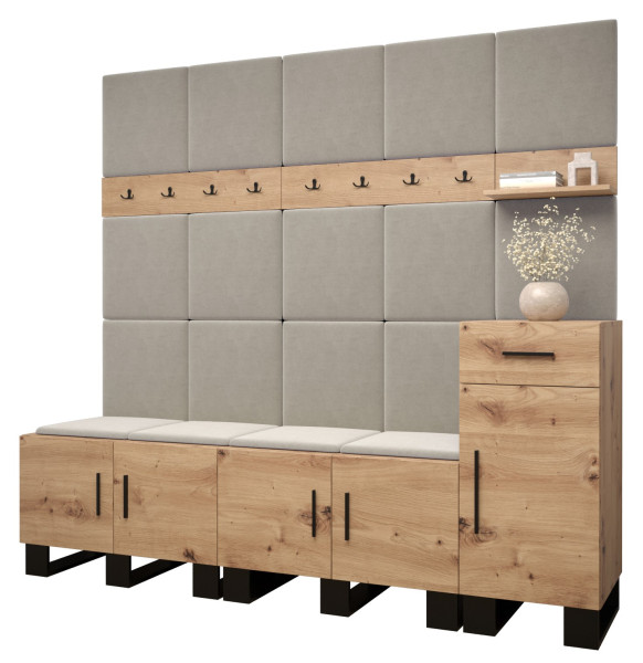 Garderoba do przedpokoju ARTIN 8 artisan + manila 02 89214