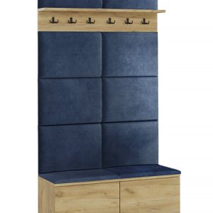 Garderoba do przedpokoju dąb craft + granat – Matica 222476 Garderoba do przedpokoju dąb craft + granat – Matica 222476