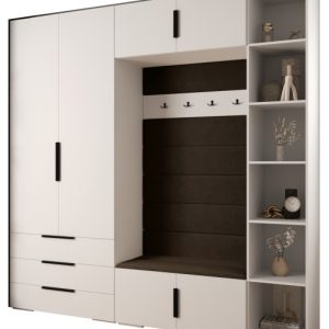 Garderoba do przedpokoju INOVA 1 Z10 biały+czarny+manila04 211751 Garderoba do przedpokoju INOVA 1 Z10 biały+czarny+manila04 211751
