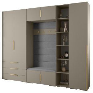 Garderoba do przedpokoju INOVA 1 Z11 kaszmir+złoty+manila16 211812 Garderoba do przedpokoju INOVA 1 Z11 kaszmir+złoty+manila16 211812