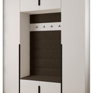 Garderoba do przedpokoju INOVA 1 Z13 biały+czarny+manila04 211839 Garderoba do przedpokoju INOVA 1 Z13 biały+czarny+manila04 211839