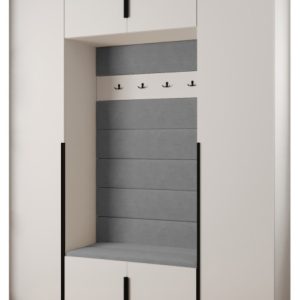 Garderoba do przedpokoju INOVA 1 Z13 biały+czarny+manila16 211832 Garderoba do przedpokoju INOVA 1 Z13 biały+czarny+manila16 211832