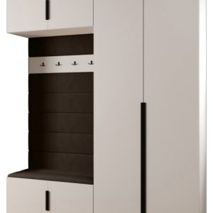 Garderoba do przedpokoju INOVA 1 Z18 biały+czarny+manila04 211885 Garderoba do przedpokoju INOVA 1 Z18 biały+czarny+manila04 211885