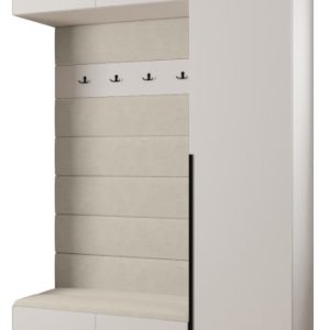 Garderoba do przedpokoju INOVA 1 Z19 biały+czarny+manila02 211912 Garderoba do przedpokoju INOVA 1 Z19 biały+czarny+manila02 211912