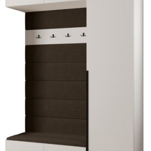 Garderoba do przedpokoju INOVA 1 Z19 biały+czarny+manila04 211924 Garderoba do przedpokoju INOVA 1 Z19 biały+czarny+manila04 211924