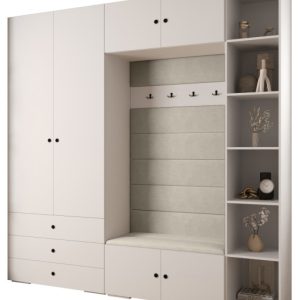 Garderoba do przedpokoju INOVA 2 Z10 biały+czarny+manila02 212226 Garderoba do przedpokoju INOVA 2 Z10 biały+czarny+manila02 212226
