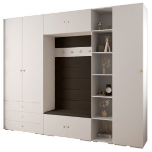 Garderoba do przedpokoju INOVA 2 Z11 biały+złoty+manila04 212267 Garderoba do przedpokoju INOVA 2 Z11 biały+złoty+manila04 212267