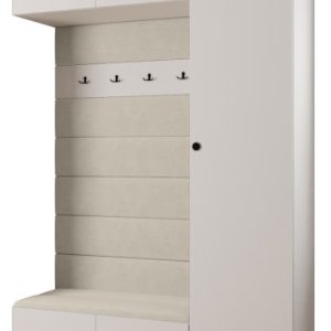 Garderoba do przedpokoju INOVA 2 Z19 biały+czarny+manila02 215652 Garderoba do przedpokoju INOVA 2 Z19 biały+czarny+manila02 215652