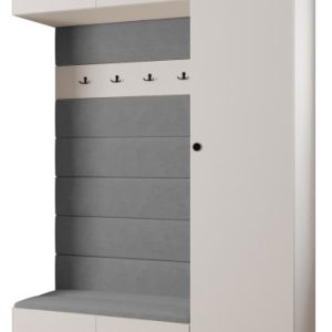 Garderoba do przedpokoju INOVA 2 Z19 biały+czarny+manila16 215651 Garderoba do przedpokoju INOVA 2 Z19 biały+czarny+manila16 215651