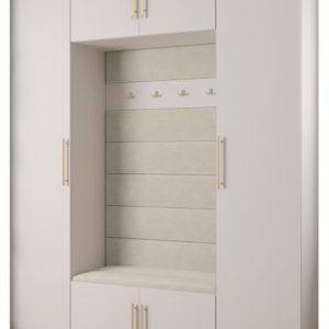 Garderoba do przedpokoju INOVA 3 Z13 biały+złoty+manila02 215585 Garderoba do przedpokoju INOVA 3 Z13 biały+złoty+manila02 215585