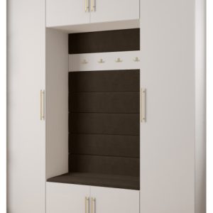 Garderoba do przedpokoju INOVA 3 Z13 biały+złoty+manila04 215575 Garderoba do przedpokoju INOVA 3 Z13 biały+złoty+manila04 215575