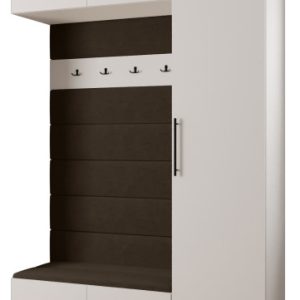 Garderoba do przedpokoju INOVA 3 Z19 biały+czarny+manila04 215677 Garderoba do przedpokoju INOVA 3 Z19 biały+czarny+manila04 215677