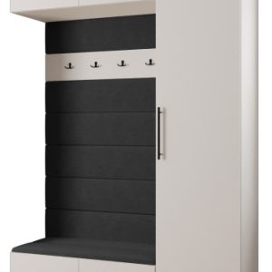 Garderoba do przedpokoju INOVA 3 Z19 biały+czarny+manila18 215650 Garderoba do przedpokoju INOVA 3 Z19 biały+czarny+manila18 215650
