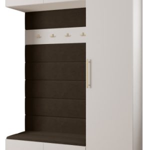 Garderoba do przedpokoju INOVA 3 Z19 biały+złoty+manila04 215668 Garderoba do przedpokoju INOVA 3 Z19 biały+złoty+manila04 215668