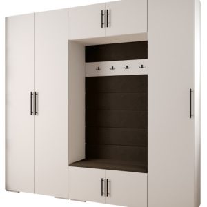 Garderoba do przedpokoju INOVA 3 Z8 biały+czarny+manila04 212790 Garderoba do przedpokoju INOVA 3 Z8 biały+czarny+manila04 212790