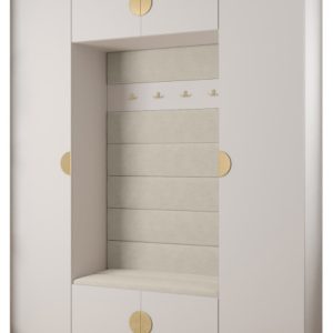 Garderoba do przedpokoju INOVA 4 Z13 biały+złoty+manila02 213269 Garderoba do przedpokoju INOVA 4 Z13 biały+złoty+manila02 213269