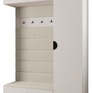 Garderoba do przedpokoju INOVA 4 Z19 biały+czarny+manila02 213832 Garderoba do przedpokoju INOVA 4 Z19 biały+czarny+manila02 213832
