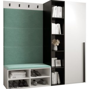 Garderoba do przedpokoju MIRO 1 biały + manila 11 90395 Garderoba do przedpokoju MIRO 1 biały + manila 11 90395