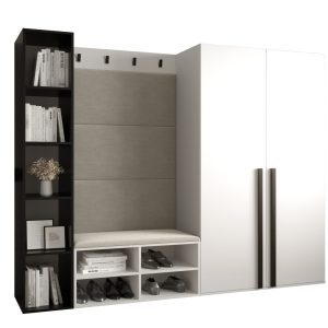 Garderoba do przedpokoju MIRO 4 biały + manila 02 90377 Garderoba do przedpokoju MIRO 4 biały + manila 02 90377