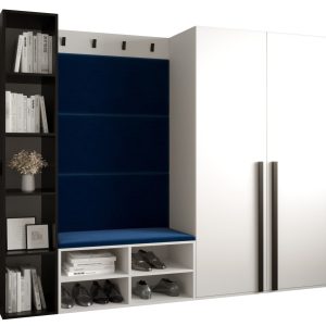 Garderoba do przedpokoju MIRO 4 biały + manila 26 90348 Garderoba do przedpokoju MIRO 4 biały + manila 26 90348