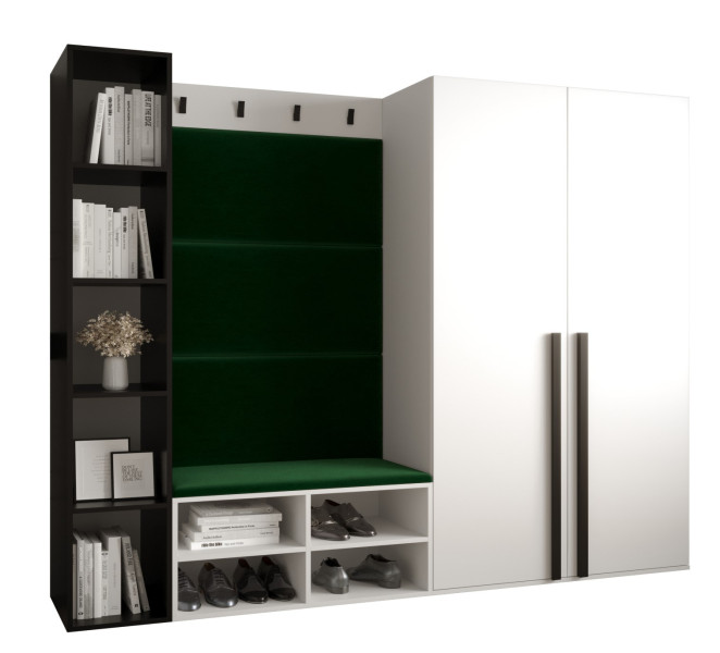 Garderoba do przedpokoju MIRO 4 biały + manila 35 90383