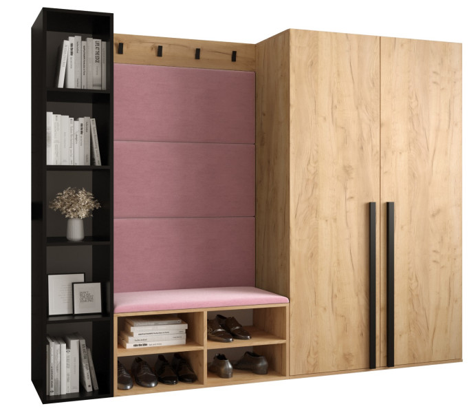 Garderoba do przedpokoju MIRO 4 dąb craft + manila 09 90326