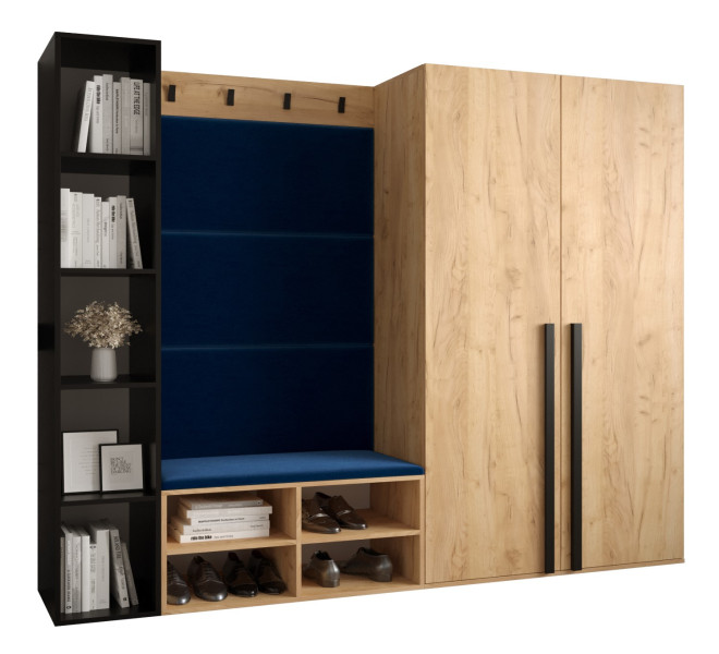 Garderoba do przedpokoju MIRO 4 dąb craft + manila 26 90392